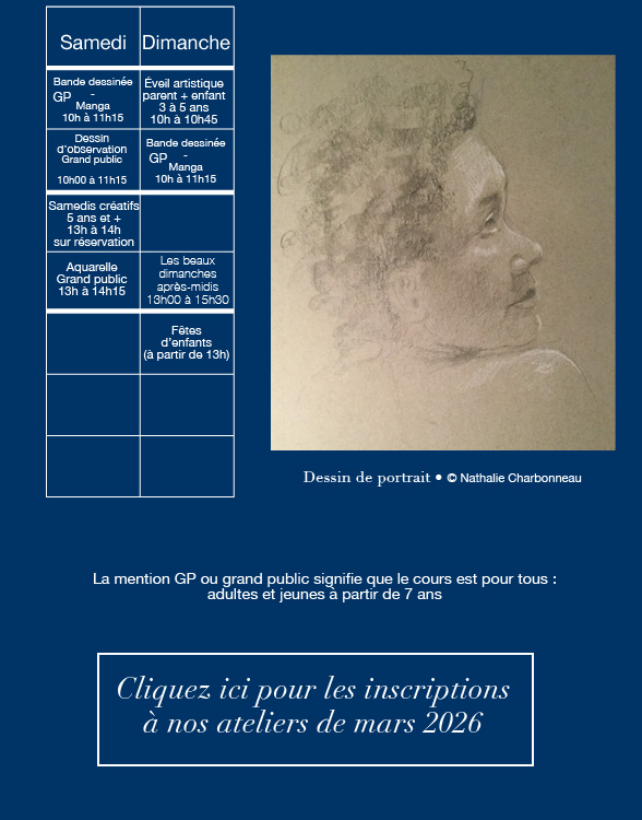 hoaire des cours semaine